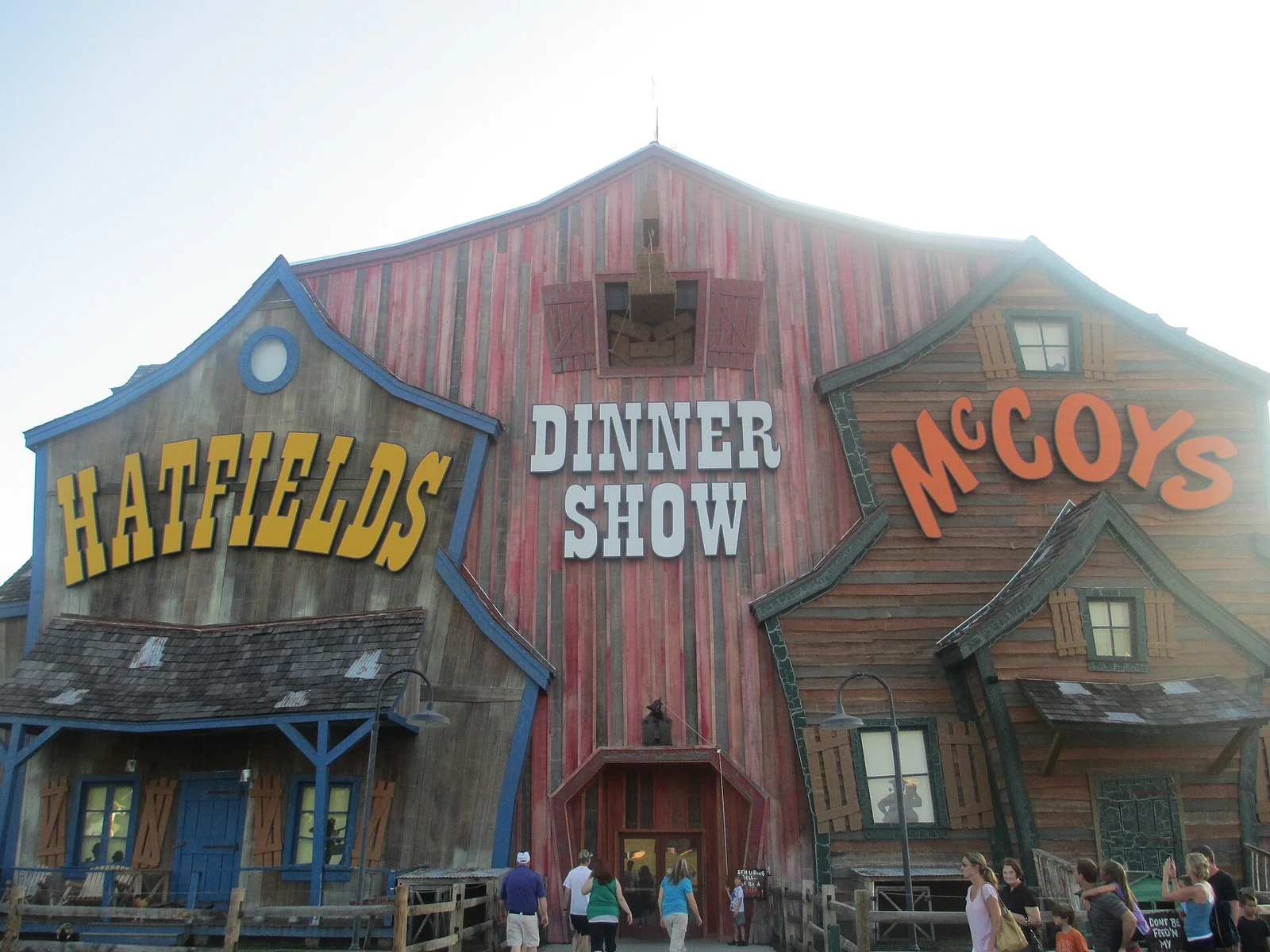 I took photo of Hatfield &amp; Dinner Show building in Pigeon Forge, TN, with Canon camera.
